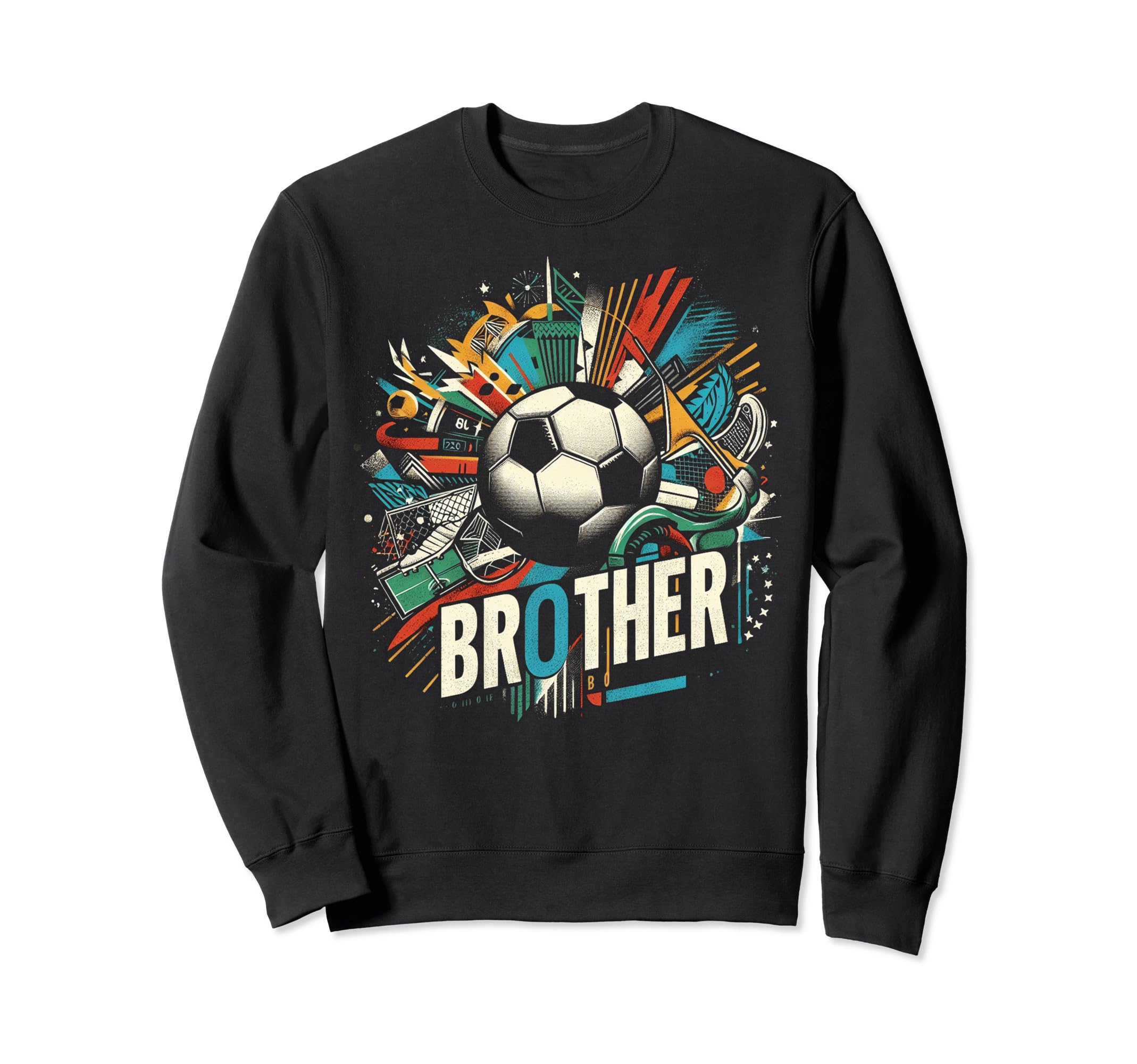 Soccer Brother Family Matching Sweatshirt - Aesthetic Graphic for Adults - T-Shirt, Sweatshirt, Hoodie