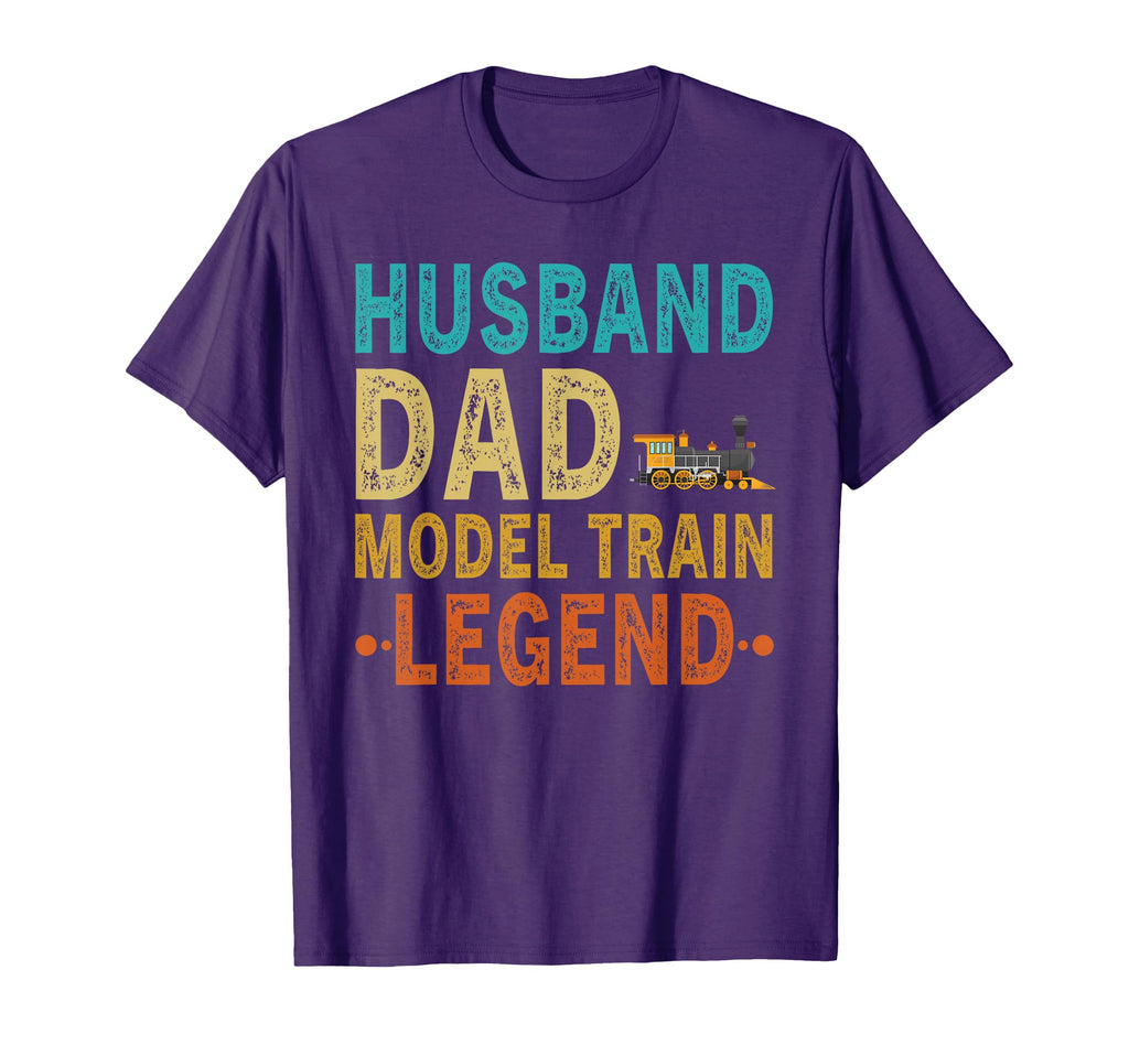 Funny Model Railroad Husband Dad T-Shirt - Novelty Apparel for Adults - T-Shirt, Sweatshirt, Hoodie