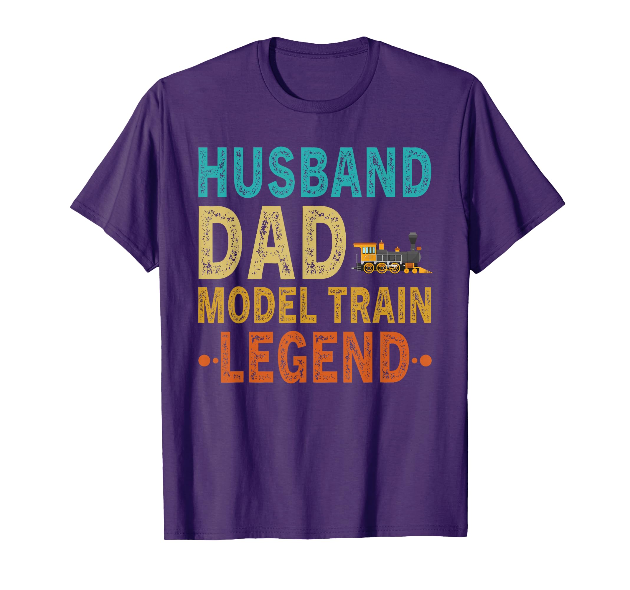 Funny Model Railroad Husband Dad T-Shirt - Novelty Apparel for Adults - T-Shirt, Sweatshirt, Hoodie
