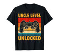 Video Gamer New Uncle Level Unlocked T-Shirt - Custom Art Print Men Women - T-Shirt, Sweatshirt, Hoodie