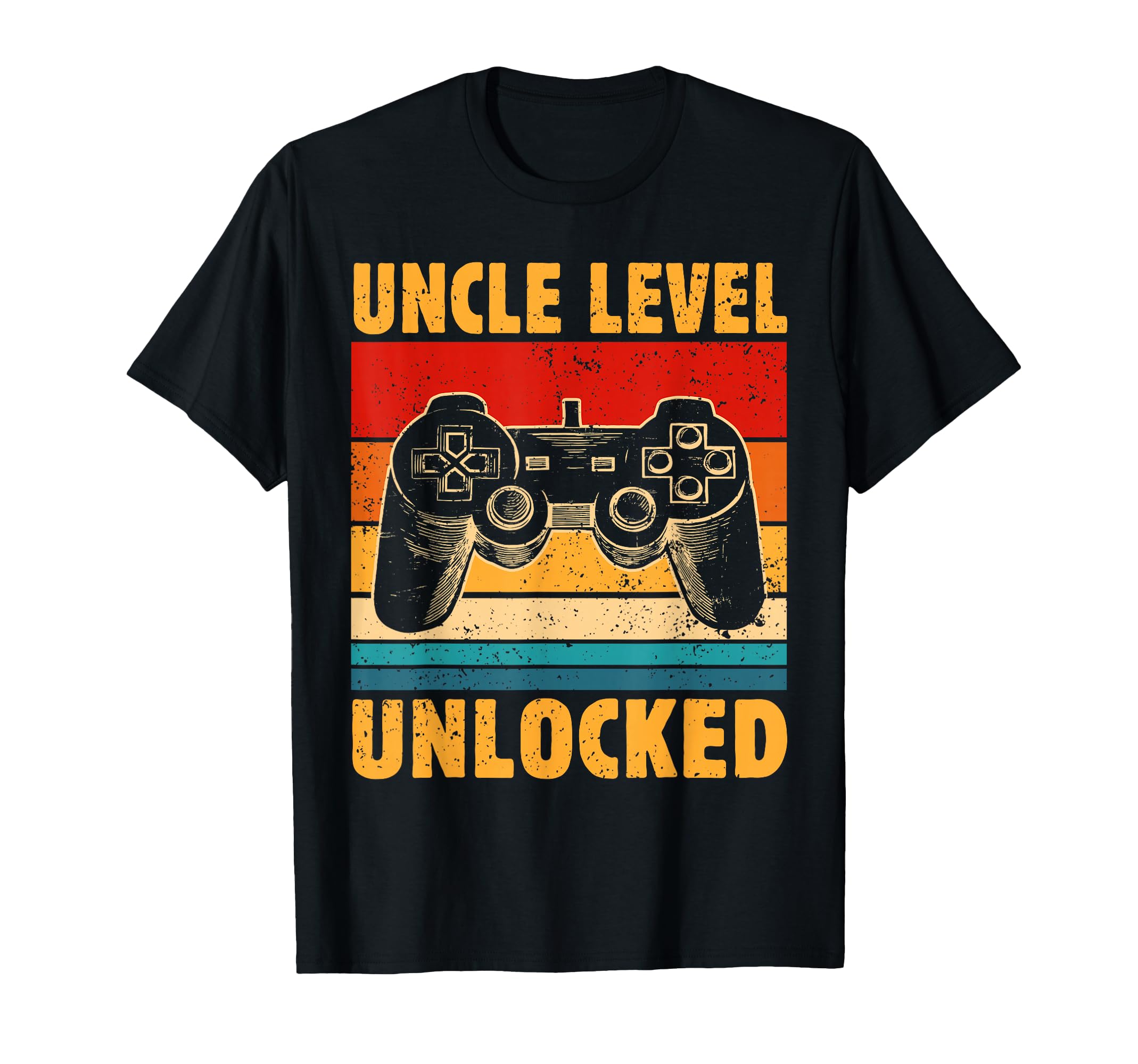 Video Gamer New Uncle Level Unlocked T-Shirt - Custom Art Print Men Women - T-Shirt, Sweatshirt, Hoodie
