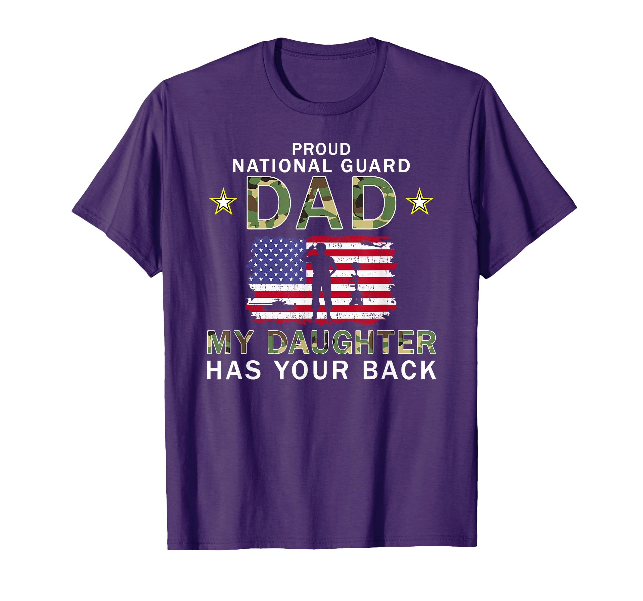My Daughter Has Your Back Proud T-Shirt - Graphic Print for Adults - T-Shirt, Sweatshirt, Hoodie