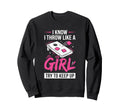 Cornhole Lady Funny I Throw Sweatshirt - Casual Everyday Wear Men Women - T-Shirt, Sweatshirt, Hoodie