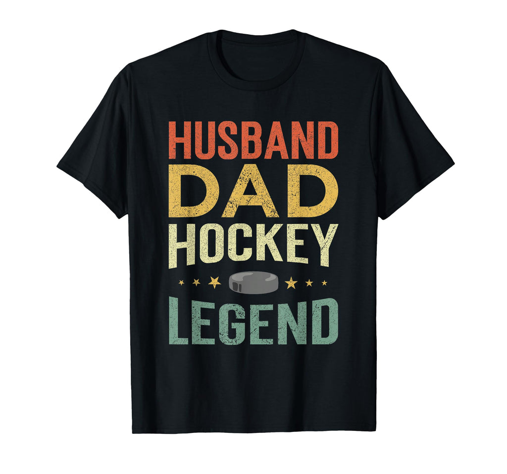 Hockey Player Husband Dad Hockey Legend T-Shirt - Unique Graphic for Adults - T-Shirt, Sweatshirt, Hoodie