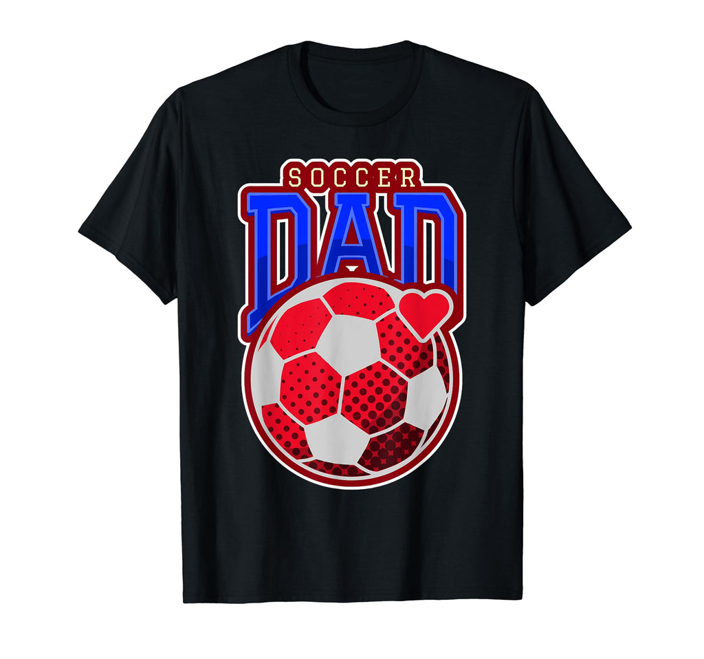 Heart Game Soccer Dad Familys Mvp T-Shirt - Unique Graphic for Adults - T-Shirt, Sweatshirt, Hoodie
