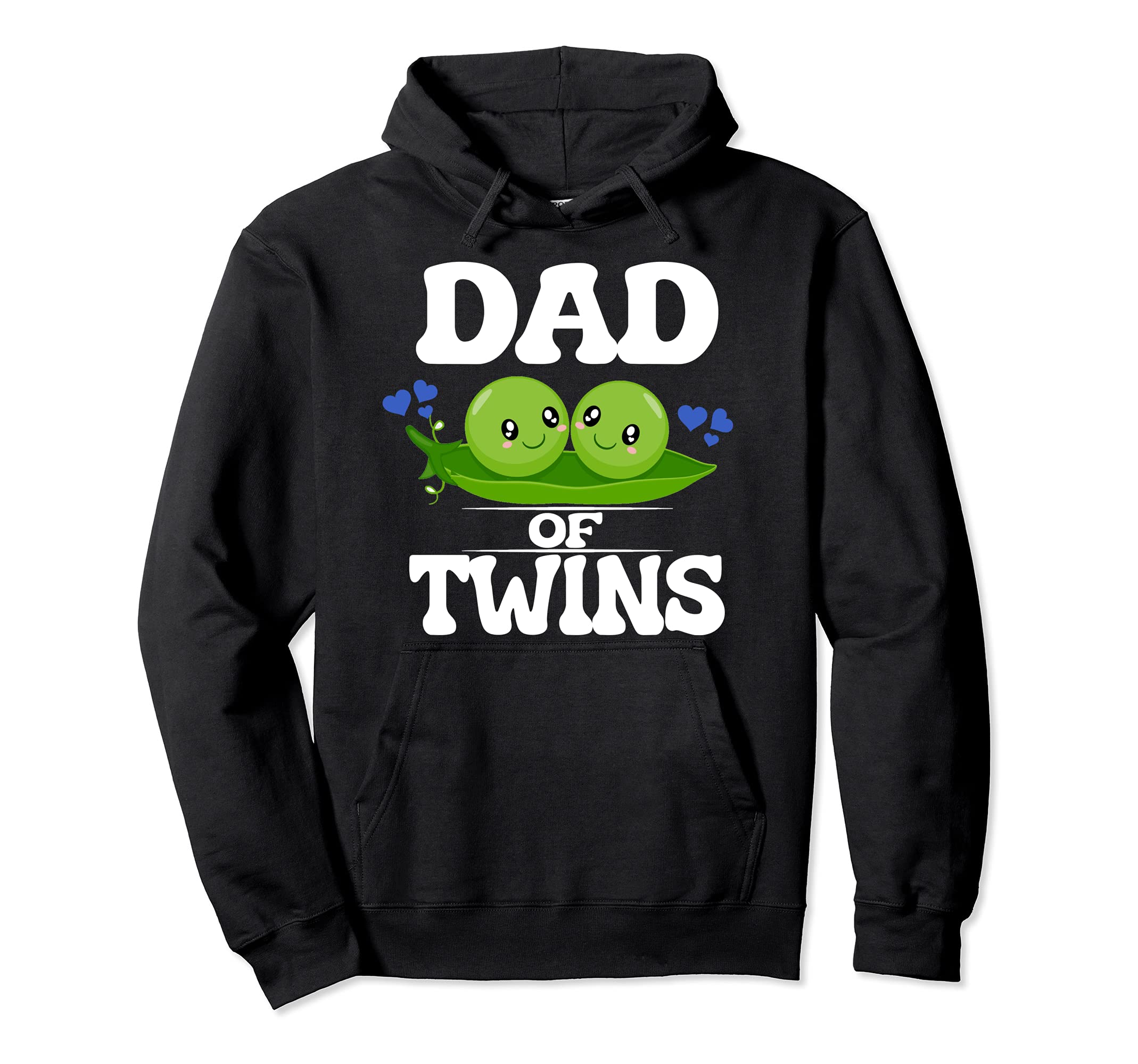 Dad Twins Peas Father Hoodie - Casual Everyday Wear Men Women - T-Shirt, Sweatshirt, Hoodie