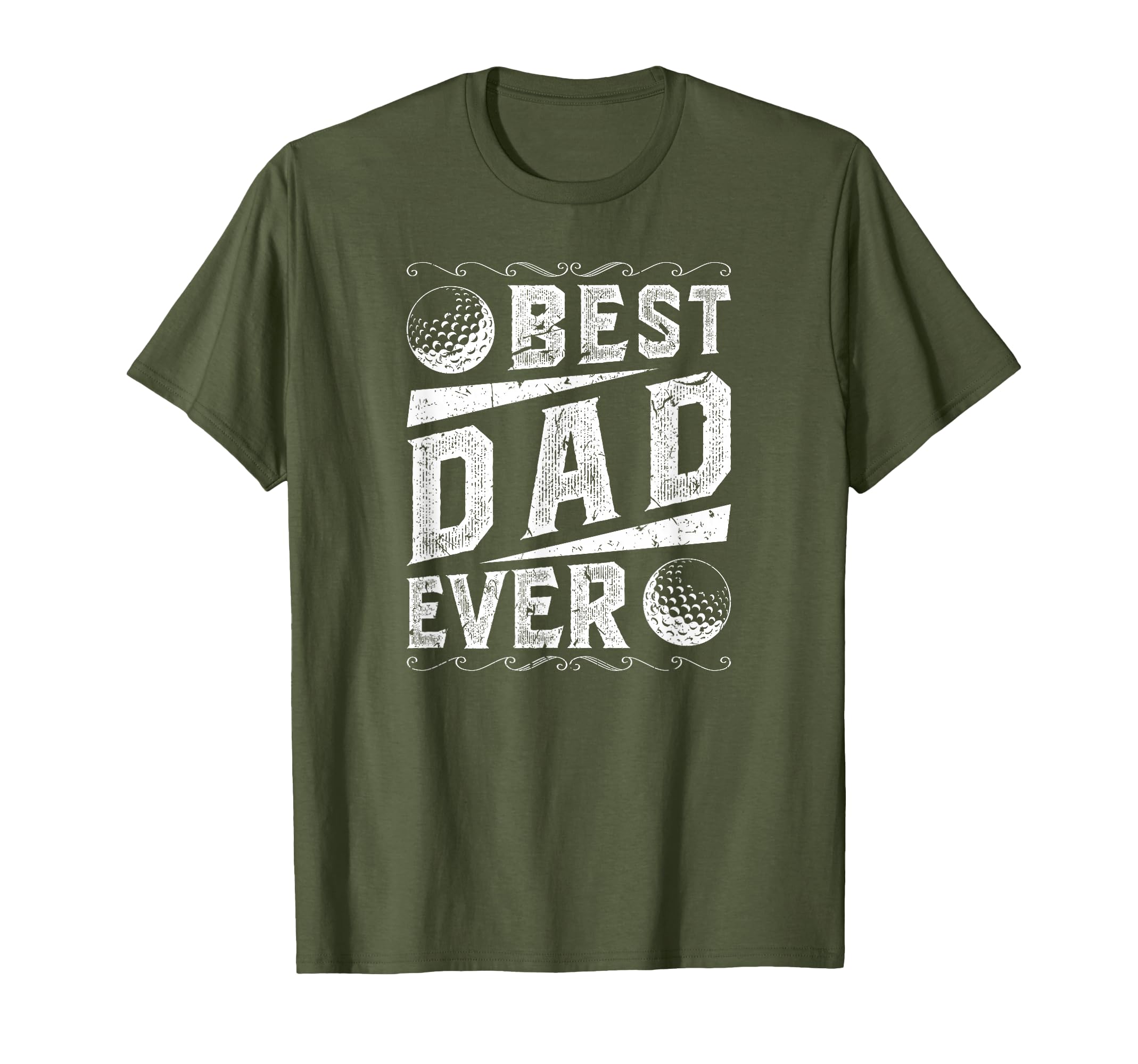 Best Dad Golf T-Shirt - Custom Art Print Unisex - T-Shirt, Sweatshirt, Hoodie