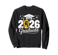 Funny Proud 2026 Graduate Family Sweatshirt - Graphic Print for Adults - T-Shirt, Sweatshirt, Hoodie