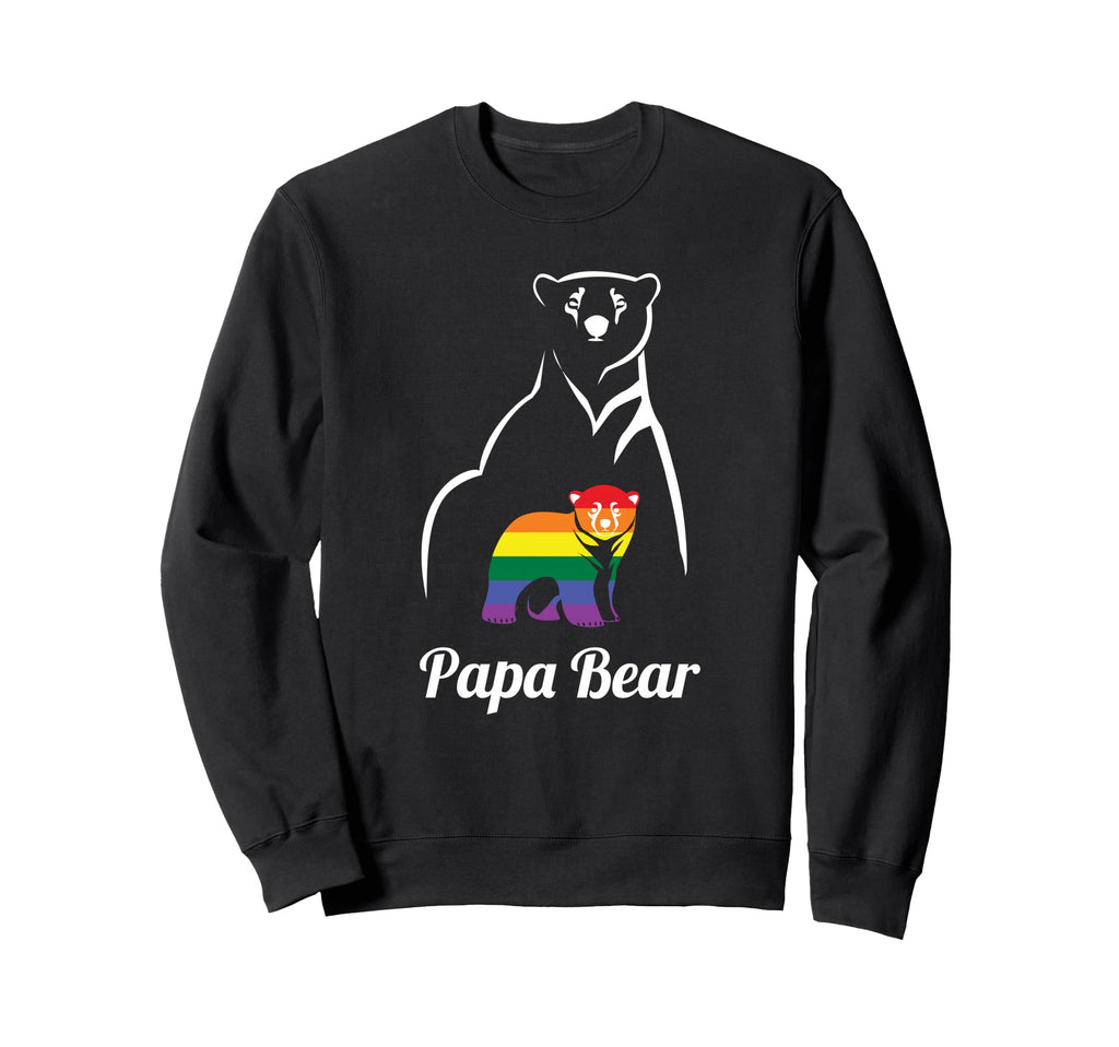 Mens Lgbt Papa Bear Gay Pride Equal Sweatshirt - Trendy Graphic Men Women - T-Shirt, Sweatshirt, Hoodie