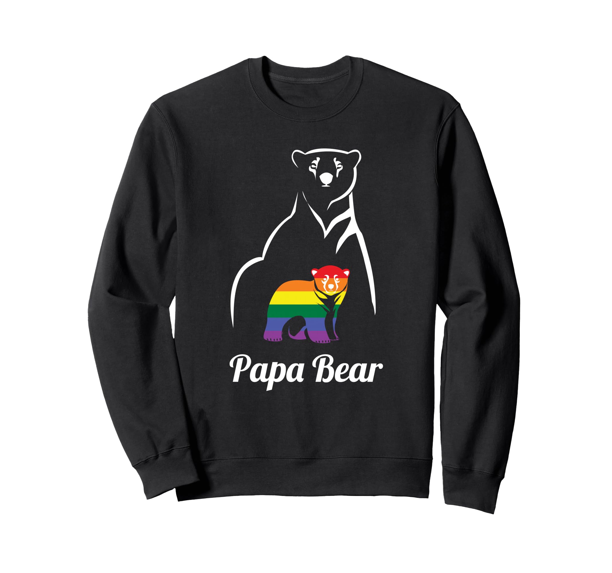 Mens Lgbt Papa Bear Gay Pride Equal Sweatshirt - Trendy Graphic Men Women - T-Shirt, Sweatshirt, Hoodie