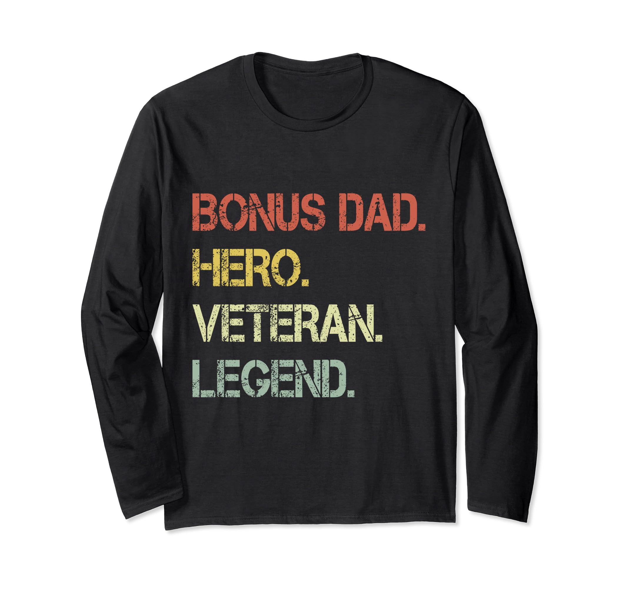 Veteran Stepdad Gifts Veteran Sweatshirt - Fun Novelty Design for Adults - T-Shirt, Sweatshirt, Hoodie