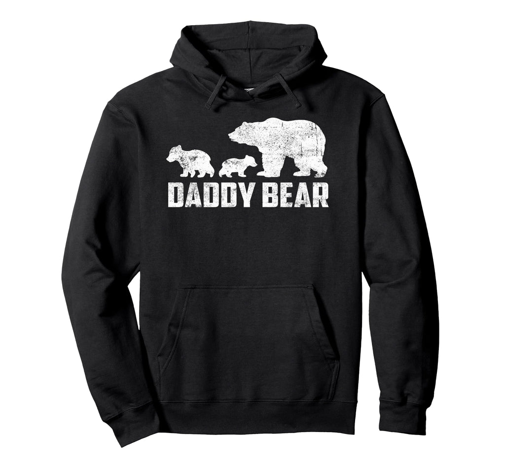 Daddy Bear Twin Dad 2 Cubs Daddy Bear Hoodie - Novelty Apparel Unisex - T-Shirt, Sweatshirt, Hoodie