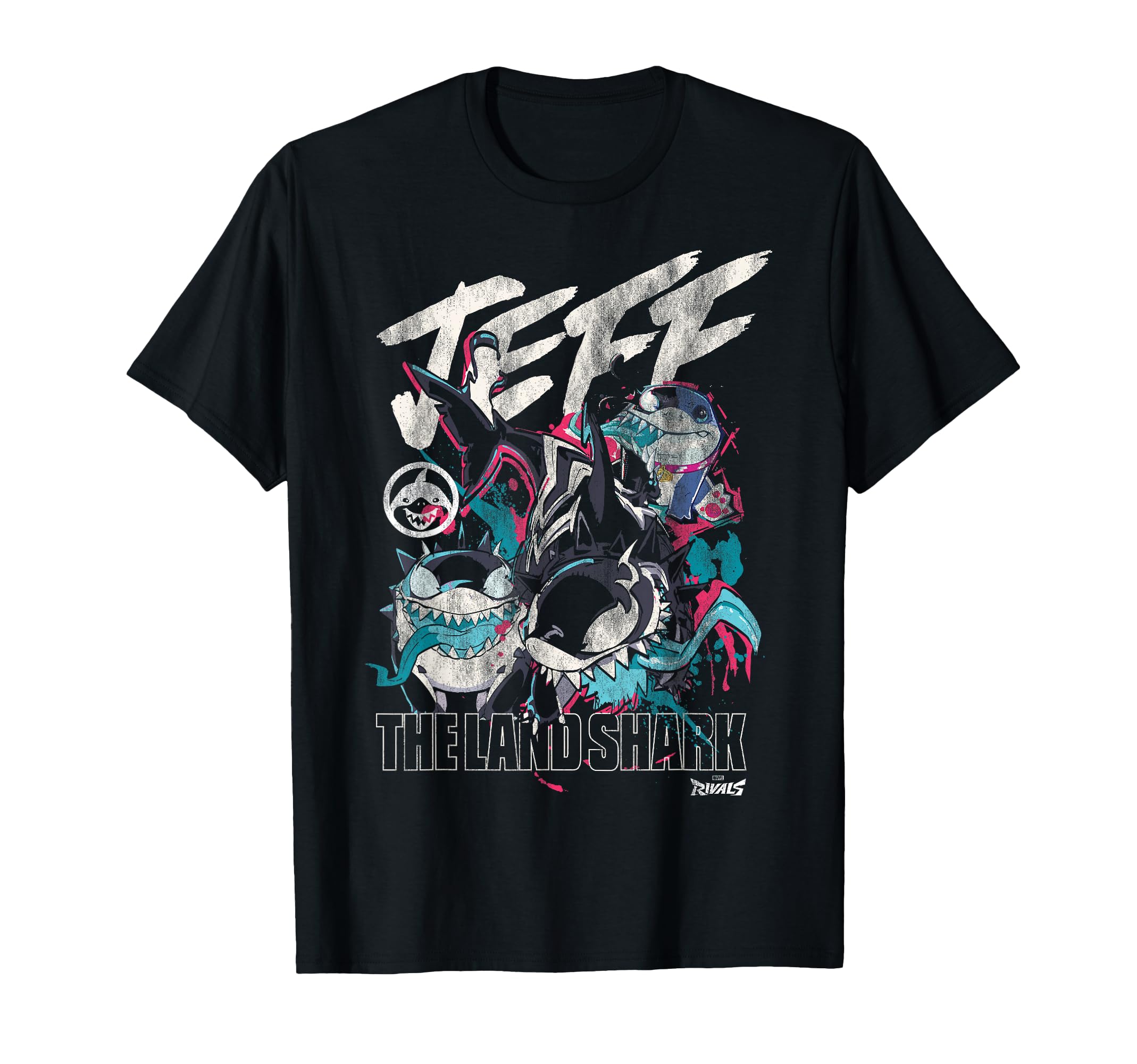 Marvel Rivals Jeff Land Shark Friends T-Shirt - Trendy Graphic Unisex - T-Shirt, Sweatshirt, Hoodie