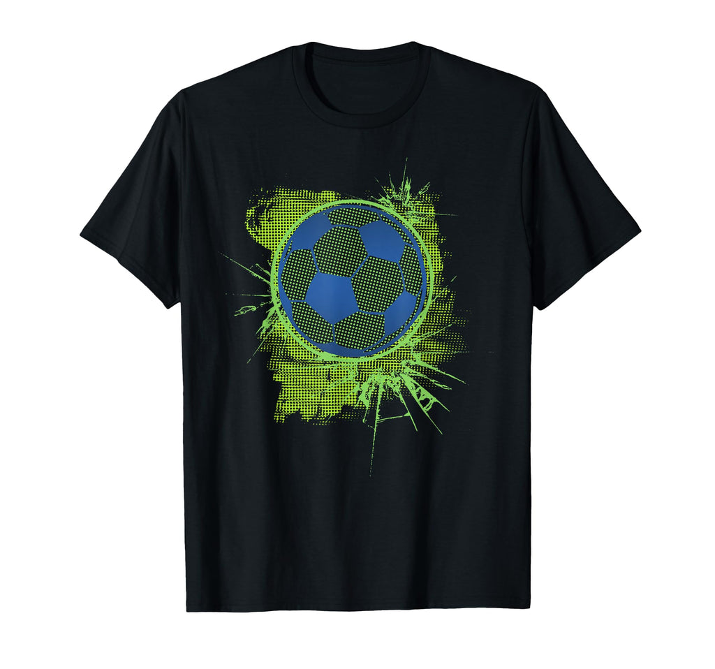Soccer Neon Splash T-Shirt - Graphic Print for Adults - T-Shirt, Sweatshirt, Hoodie