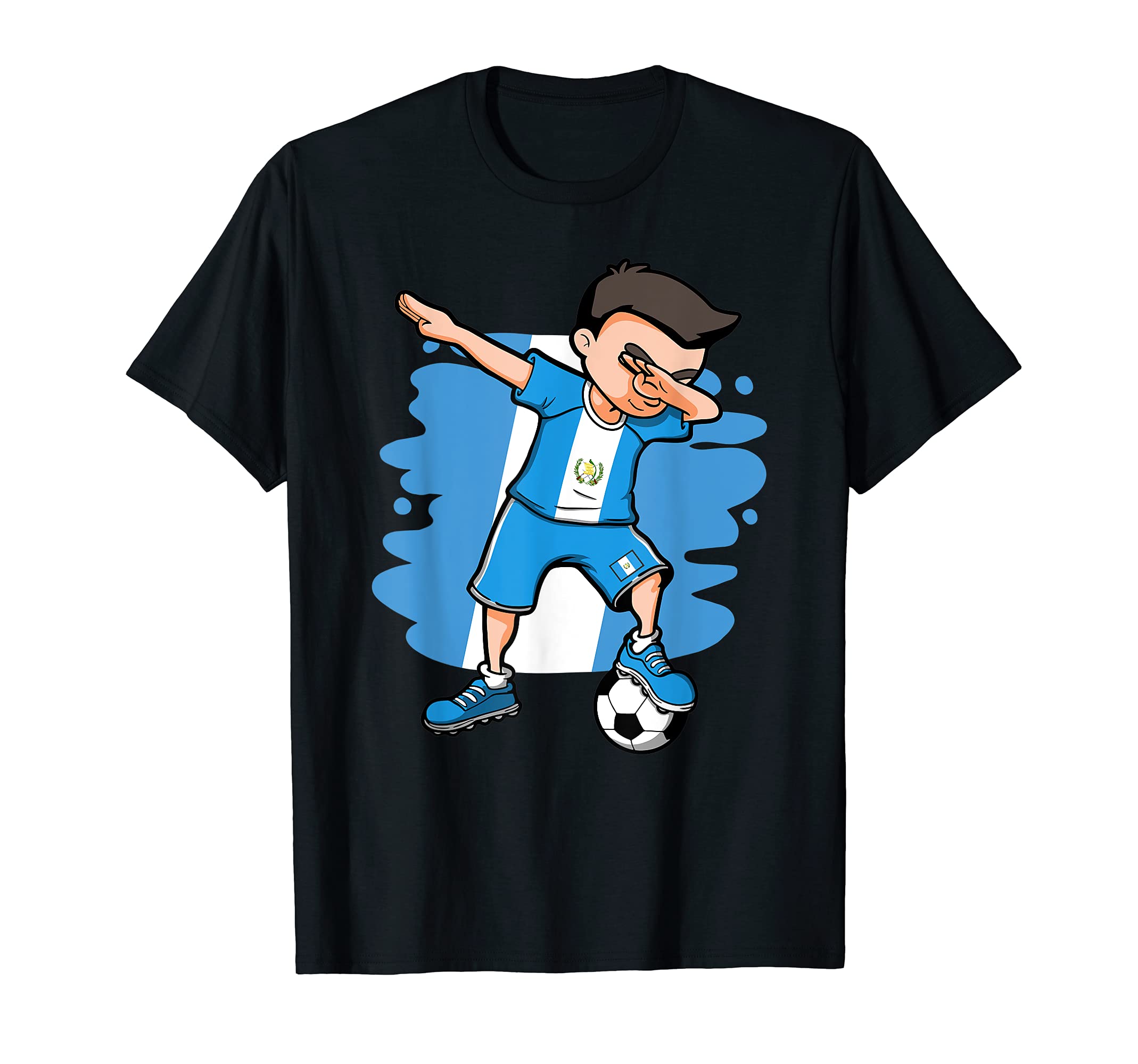 Dabbing Soccer Guatemala Jersey T-Shirt - Casual Everyday Wear Unisex - T-Shirt, Sweatshirt, Hoodie