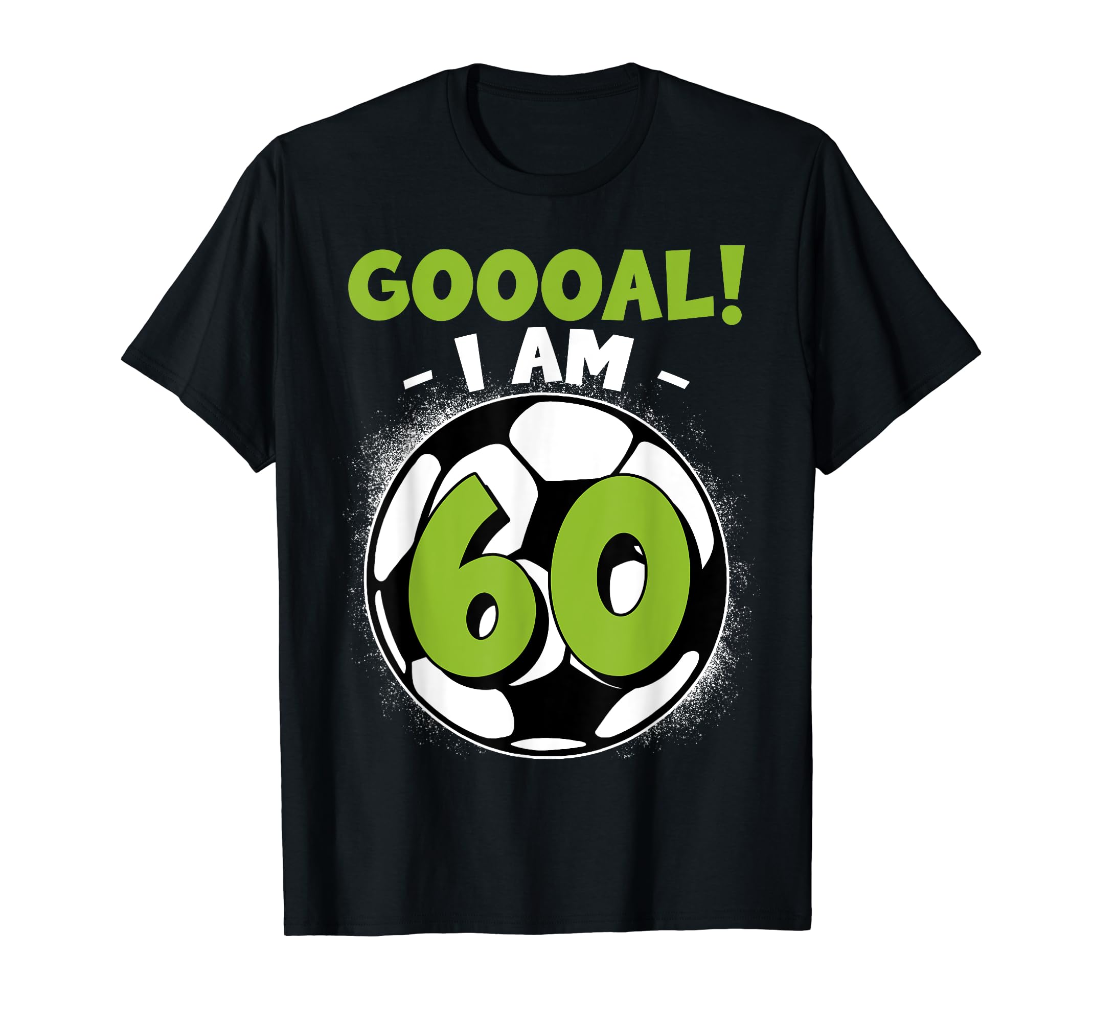 60 Year Old Birthday Soccer Themed T-Shirt - Aesthetic Graphic Men Women - T-Shirt, Sweatshirt, Hoodie