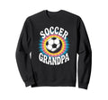 Soccer Grandpa Tie Dye Sweatshirt - Minimalist Print for Adults - T-Shirt, Sweatshirt, Hoodie
