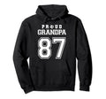 Number 87 Custom Proud Soccer Futbol Hoodie - Aesthetic Graphic for Adults - T-Shirt, Sweatshirt, Hoodie