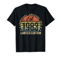 Est 1983 43Rd Birthday 43 Year Old T-Shirt - Unique Graphic Unisex - T-Shirt, Sweatshirt, Hoodie