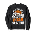 Proud Daddy 2025 Senior Football Sweatshirt - Minimalist Print Men Women - T-Shirt, Sweatshirt, Hoodie