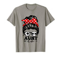 Aunt Life Messy Bun Hair Funny T-Shirt - Custom Art Print Men Women - T-Shirt, Sweatshirt, Hoodie