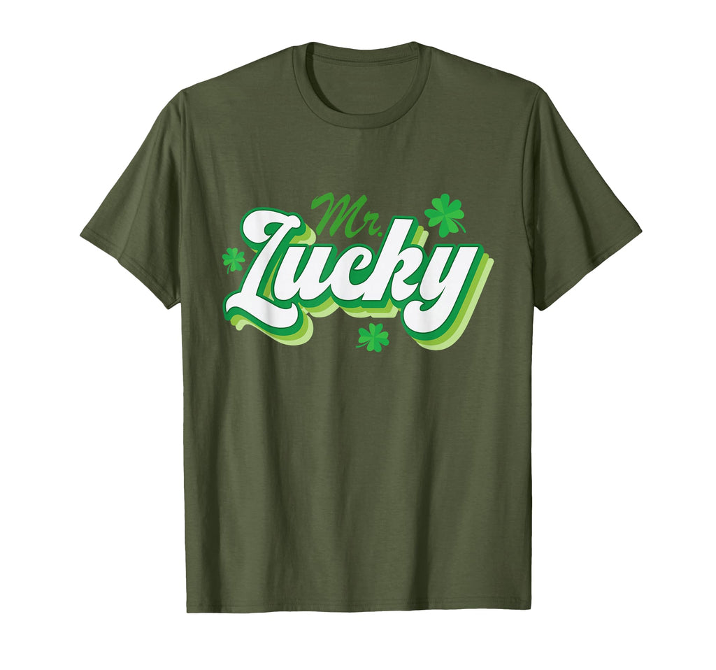 Mr Lucky Clover Shamlock St Patricks T-Shirt - Streetwear Style for Adults - T-Shirt, Sweatshirt, Hoodie