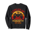 I Leveled Up To Daddy Est 2024 Sweatshirt - Unique Graphic for Adults - T-Shirt, Sweatshirt, Hoodie
