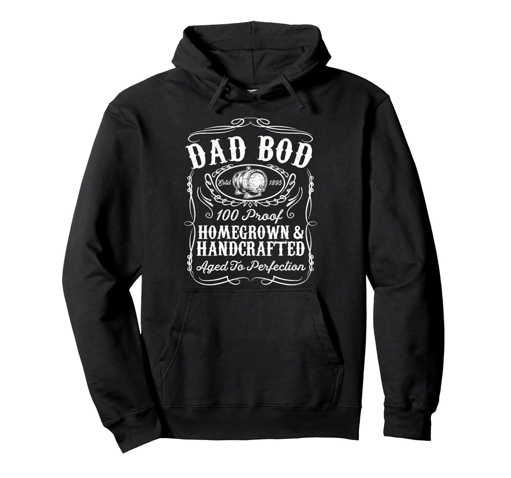 Dad Bod Funny Whiskey Bourbon Lover Hoodie - Trendy Graphic Men Women - T-Shirt, Sweatshirt, Hoodie