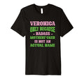Badass Veronica Name Unique Nickname T-Shirt - Minimalist Print for Adults - T-Shirt, Sweatshirt, Hoodie