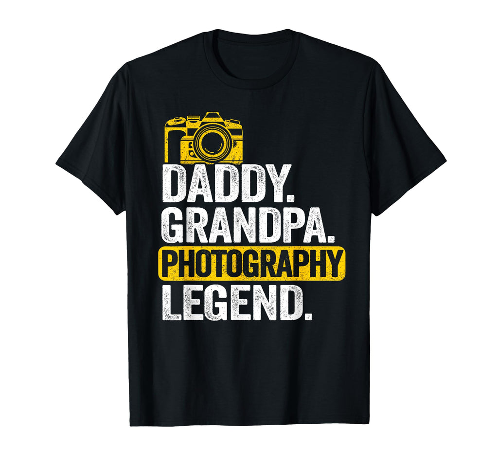 Daddy Grandpa Photography Legend Dad Funny T-Shirt - Trendy Graphic Unisex - T-Shirt, Sweatshirt, Hoodie