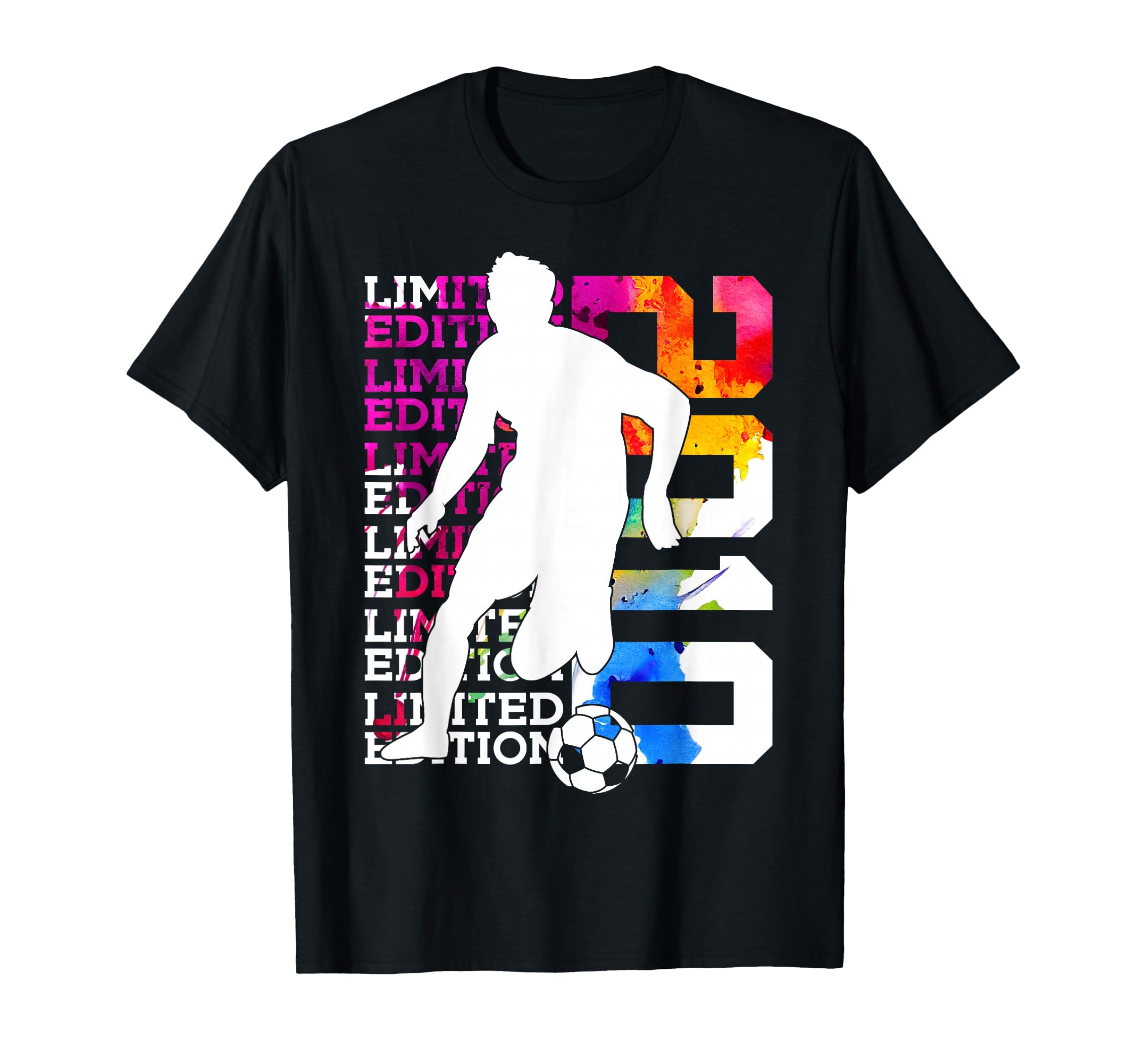 2010 16 Years Soccer 16Th Birthday T-Shirt - Minimalist Print Unisex - T-Shirt, Sweatshirt, Hoodie