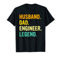 Husband Dad Engineer Legend Funny T-Shirt - Unique Graphic for Adults - T-Shirt, Sweatshirt, Hoodie