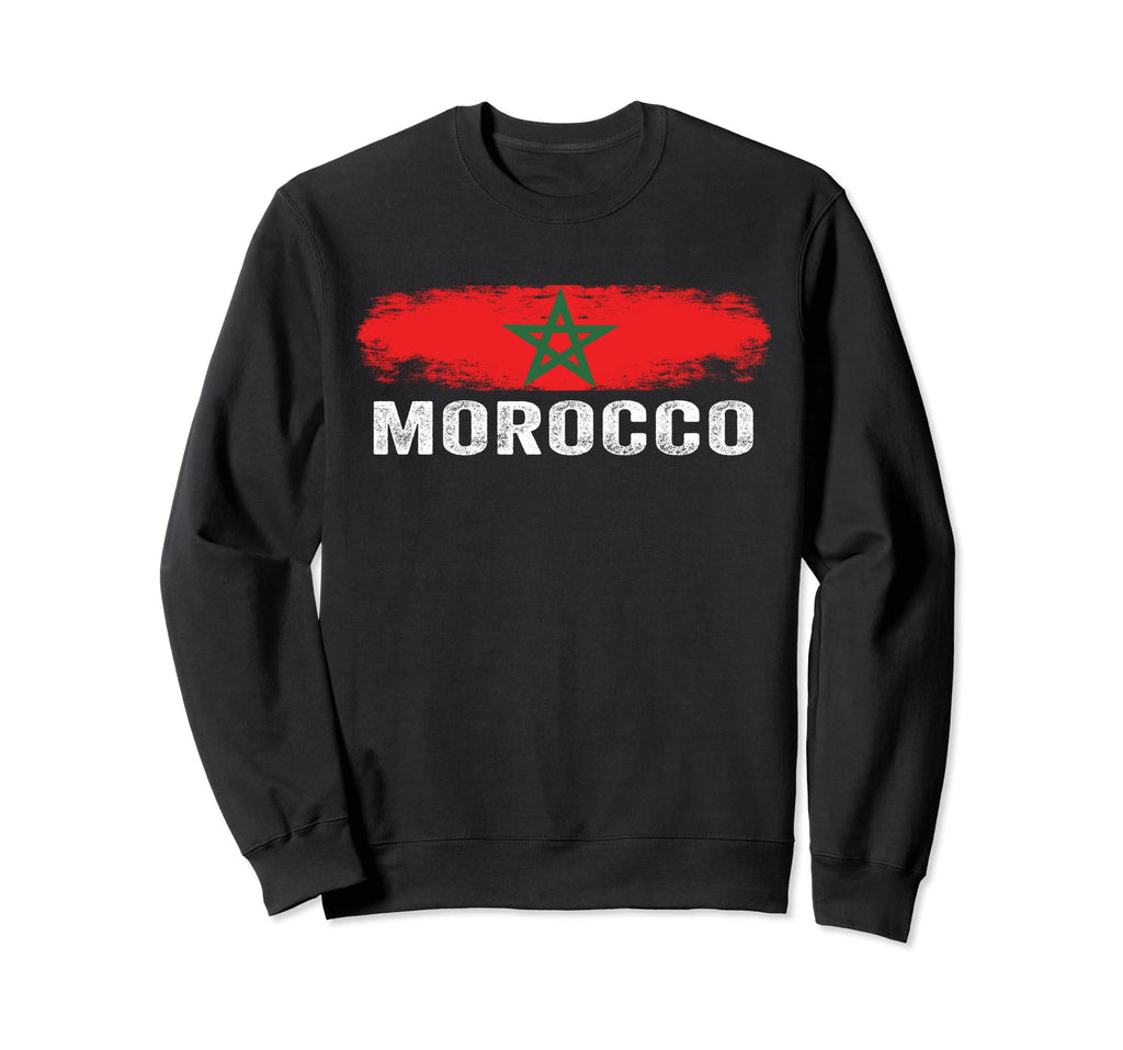 Moorish American Morocco Flag Sweatshirt - Novelty Apparel for Adults - T-Shirt, Sweatshirt, Hoodie