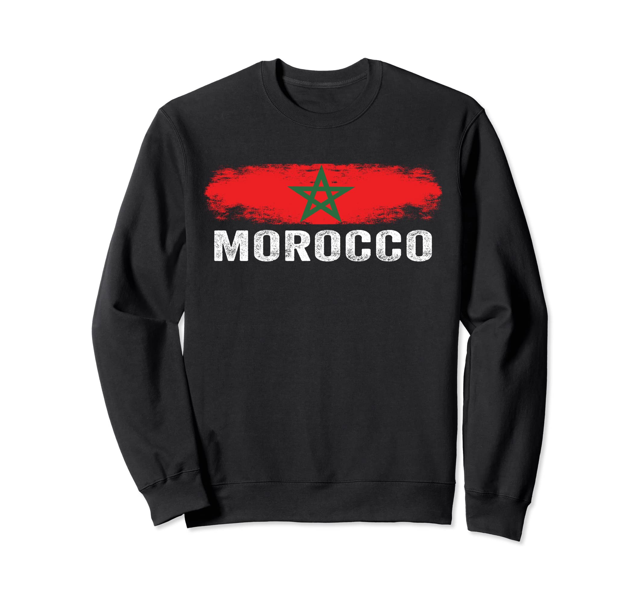 Moorish American Morocco Flag Sweatshirt - Novelty Apparel for Adults - T-Shirt, Sweatshirt, Hoodie