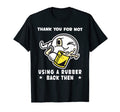 Mens Thank You Not Using Condom T-Shirt - Aesthetic Graphic for Adults - T-Shirt, Sweatshirt, Hoodie