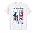 My Favorite Veteran Is My Dad Father T-Shirt - Minimalist Print for Adults - T-Shirt, Sweatshirt, Hoodie