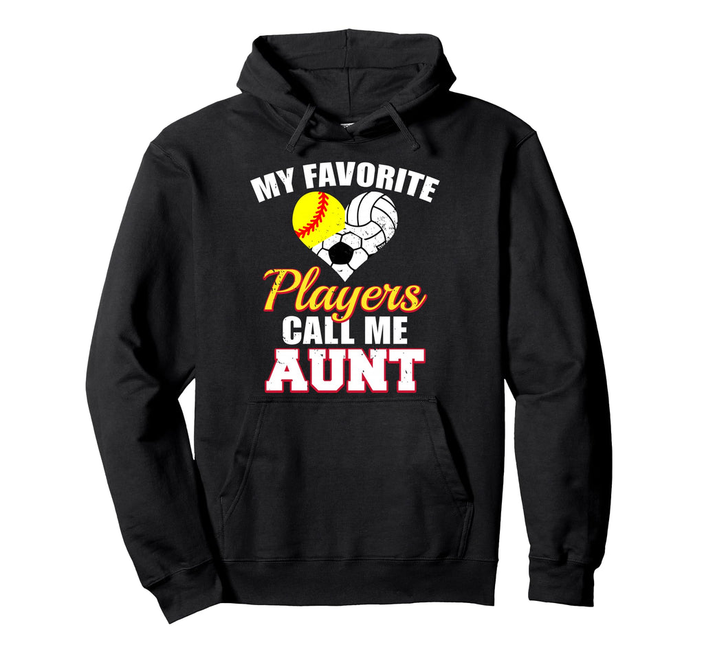 My Favorite Softball Volleyball Soccer Hoodie - Unique Graphic for Adults - T-Shirt, Sweatshirt, Hoodie
