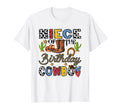 Niece Birthday Cowboy Western Birthday T-Shirt - Graphic Print for Adults - T-Shirt, Sweatshirt, Hoodie