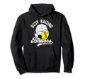 Busy Raising Ballers Softball Soccer Dad Hoodie - Trendy Graphic Men Women - T-Shirt, Sweatshirt, Hoodie