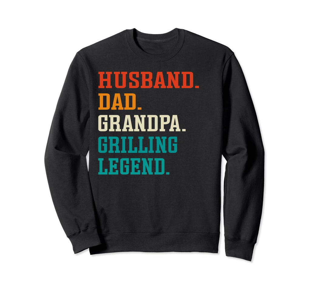 Funny Husband Dad Grandpa Grilling Sweatshirt - Minimalist Print Unisex - T-Shirt, Sweatshirt, Hoodie