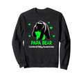 Papa Bear Cerebral Palsy Awareness Sweatshirt - Minimalist Print for Adults - T-Shirt, Sweatshirt, Hoodie