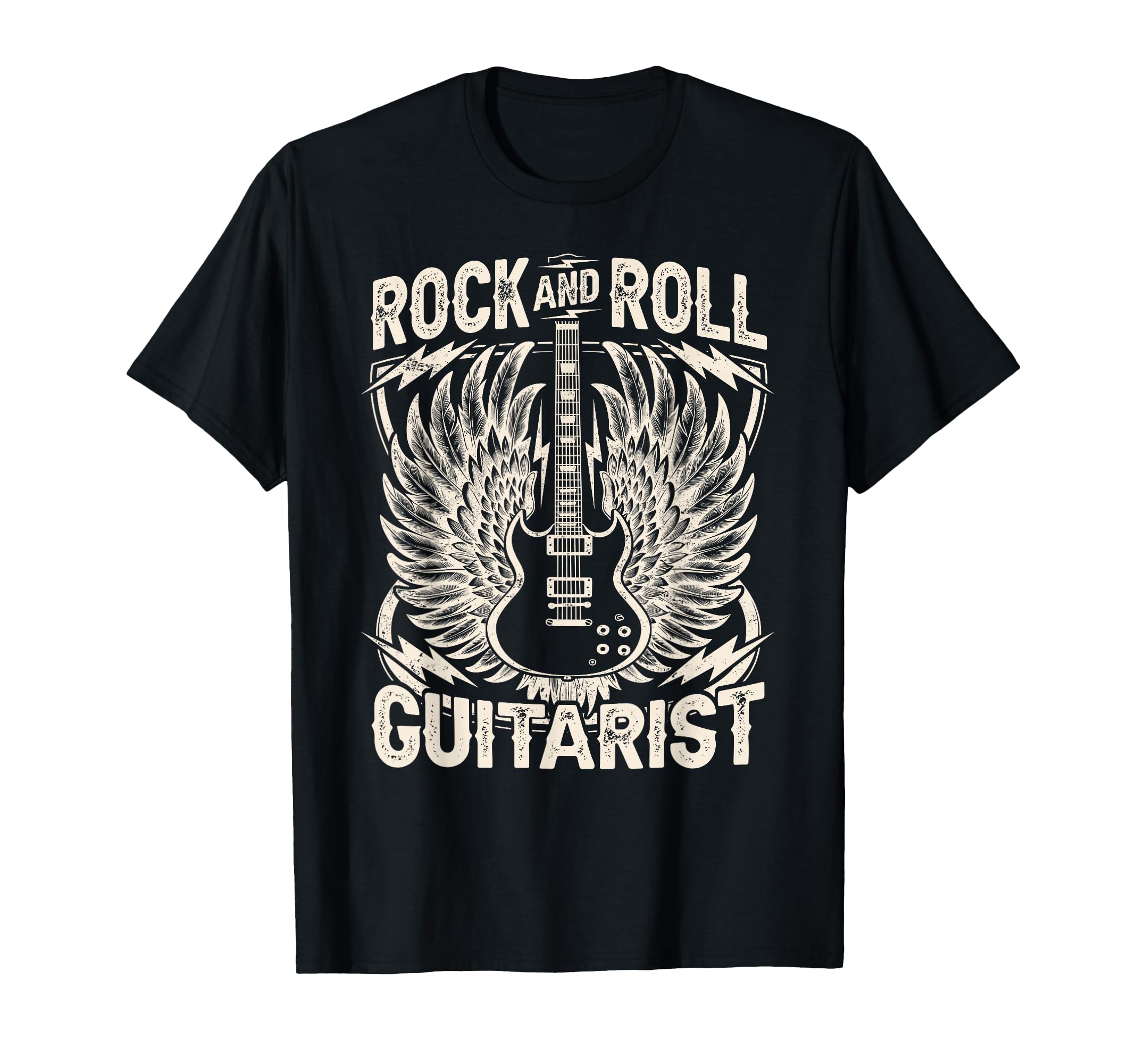 Rock And Roll Guitarist T-Shirt - Novelty Apparel for Adults - T-Shirt, Sweatshirt, Hoodie