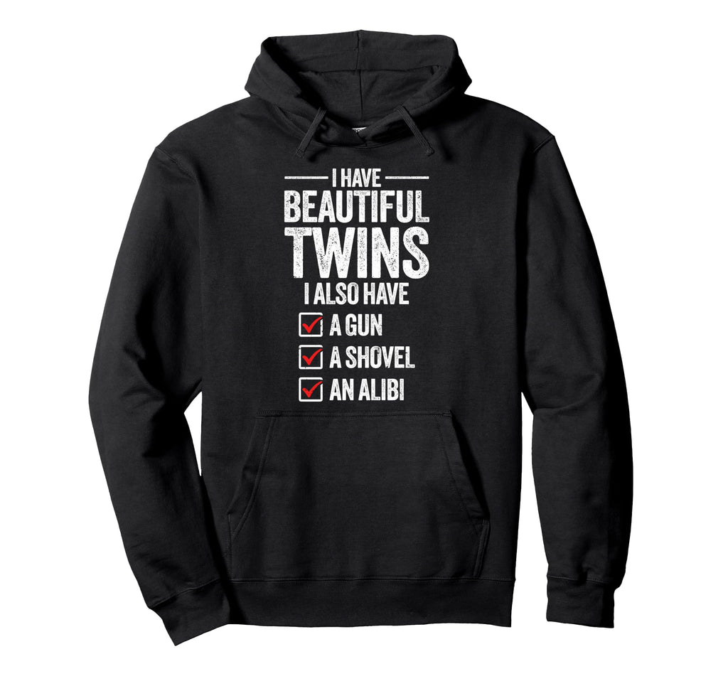 Funny Twin Dad Hoodie - Casual Everyday Wear for Adults - T-Shirt, Sweatshirt, Hoodie