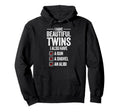 Funny Twin Dad Hoodie - Casual Everyday Wear for Adults - T-Shirt, Sweatshirt, Hoodie