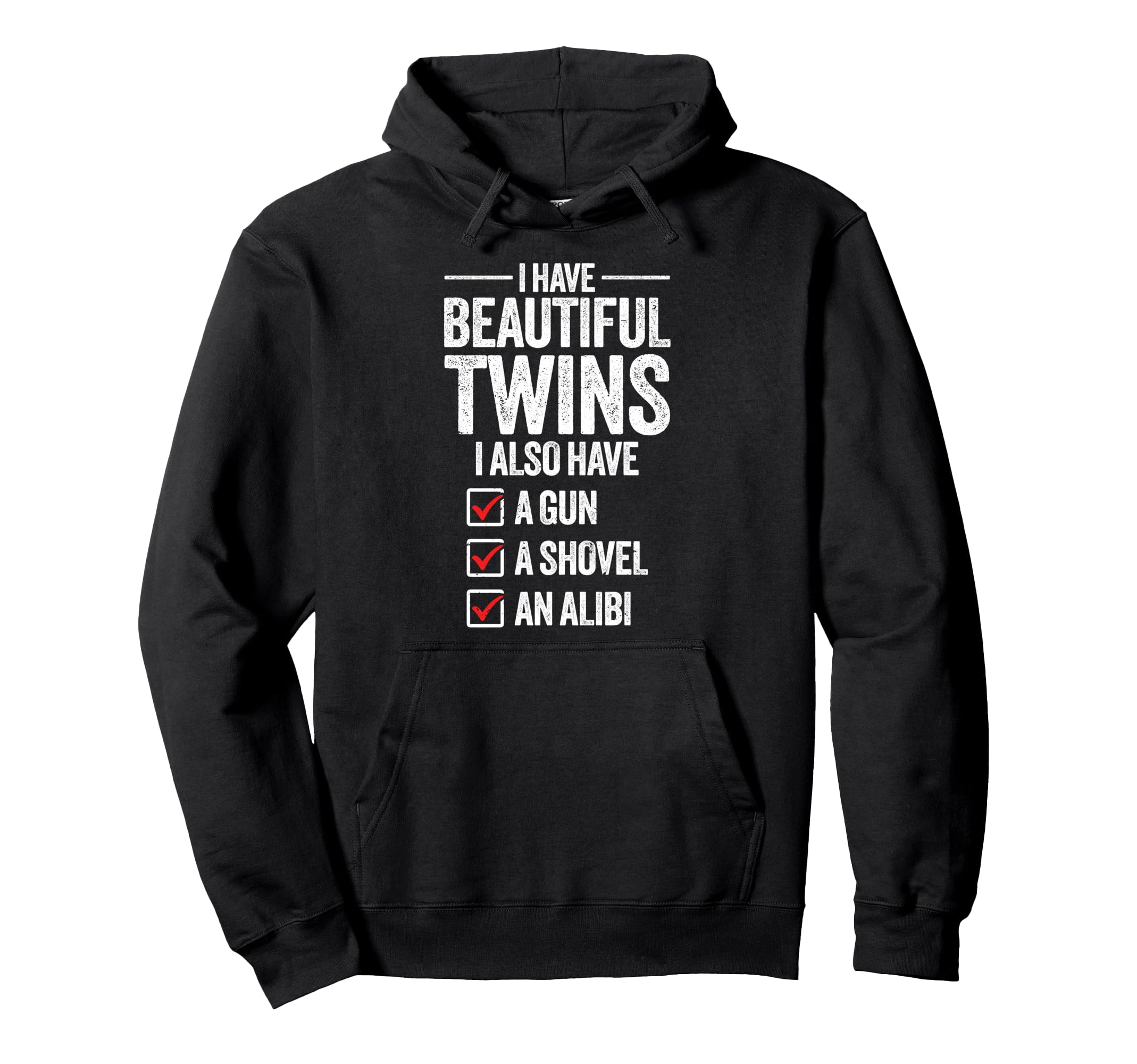 Funny Twin Dad Hoodie - Casual Everyday Wear for Adults - T-Shirt, Sweatshirt, Hoodie