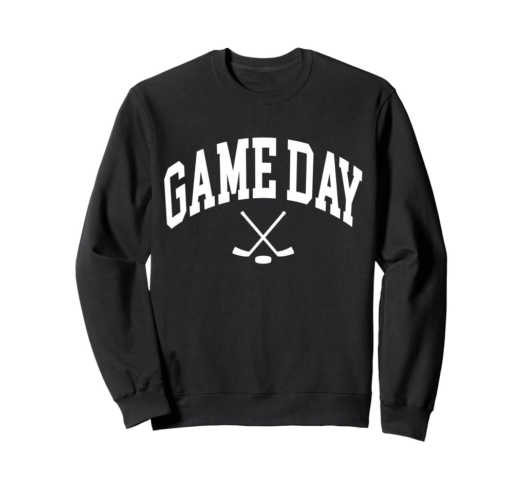 Game Day Hockey Player And Fan Sweatshirt - Unique Graphic Men Women - T-Shirt, Sweatshirt, Hoodie