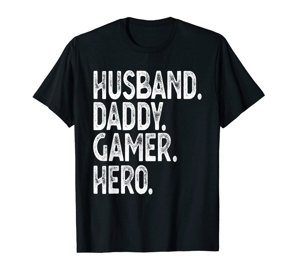 Mens Funny Husband Dad Father Gamer T-Shirt - Custom Art Print Men Women - T-Shirt, Sweatshirt, Hoodie