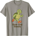 Minimalist Cartoon Turtle in Running Shoes Funny - Adult & Kids T-Shirts, Sweatshirts & Hoodies apparel design preview 1