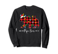 Holiday Lights Ugly Santa Hat Papa Sweatshirt - Novelty Apparel Men Women - T-Shirt, Sweatshirt, Hoodie