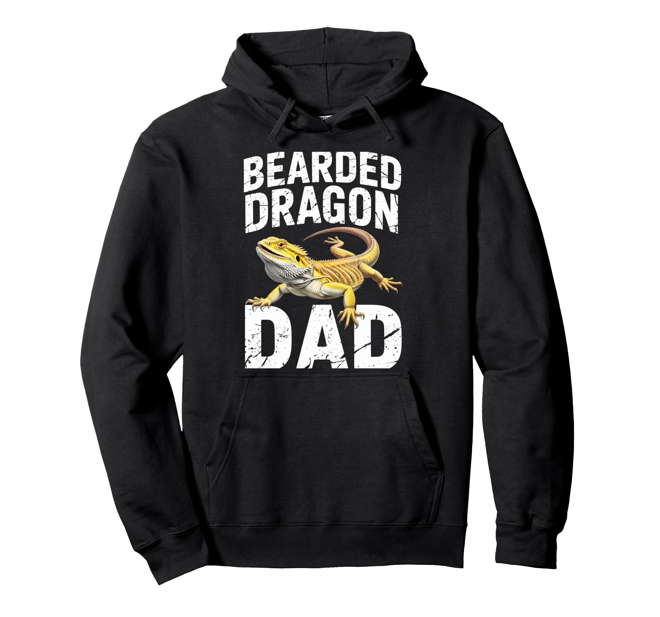 Dad Pogona Reptile Herpetology Hoodie - Casual Everyday Wear Men Women - T-Shirt, Sweatshirt, Hoodie